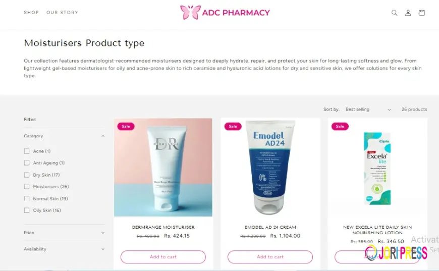 Best Moisturisers in Ghaziabad | ADC Pharmacy