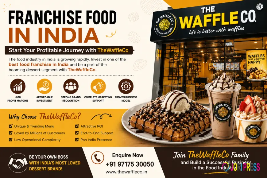 Franchise Food in India: Why TheWaffleCo is the Best Food Franchise in India