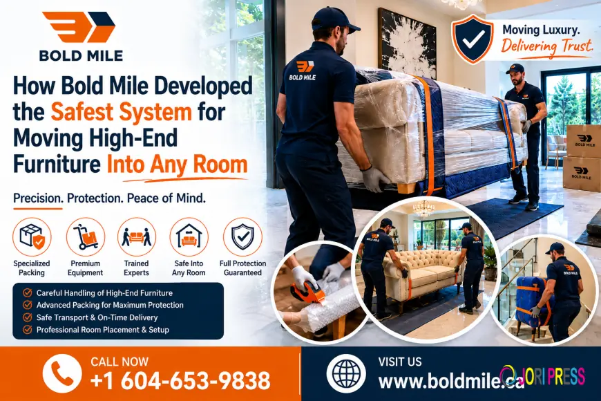 How Bold Mile Developed the Safest System for Moving High-End Furniture Into Any Room