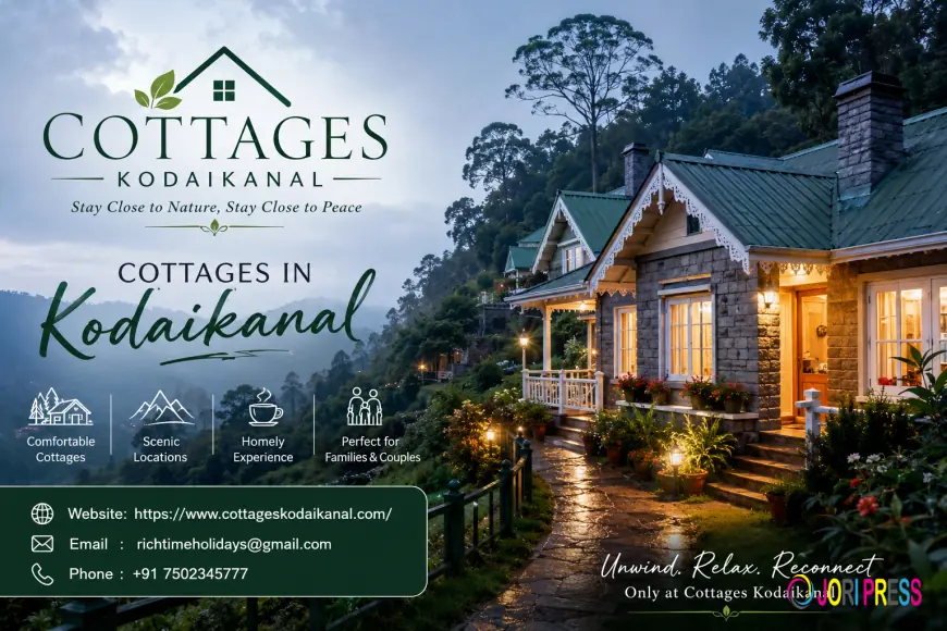 Cottages in Kodaikanal with Lake Views, Group Stays, and Budget Options