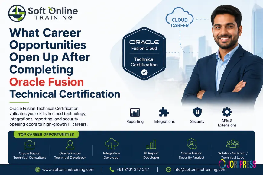 What Career Opportunities Open Up After Completing Oracle Fusion Technical Certification