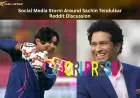 Social Media Storm: Sachin's Reddit Comment Creates Cricket Buzz