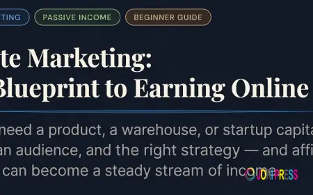 Passive Income Starts Here: The Affiliate Marketing Blueprint