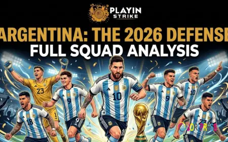 Playinstrike Explores the Argentina 2026 FIFA World Cup Squad: A Path to Glory