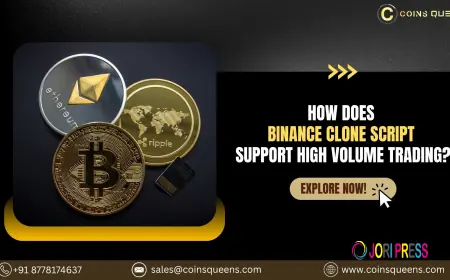 How Does Binance Clone Script Support High Volume Trading?