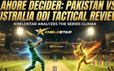 Khelostar Evaluates Pakistan vs Australia ODI Finale
