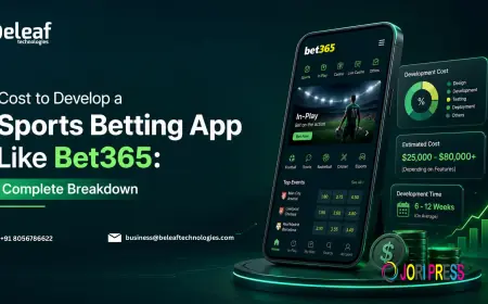Cost to Develop a Sports Betting App Like Bet365