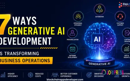 7 Ways Generative AI Development Is Transforming Business Operations
