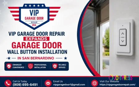 VIP Garage Door Repair Expands Garage Door Wall Button Installation in San Bernardino
