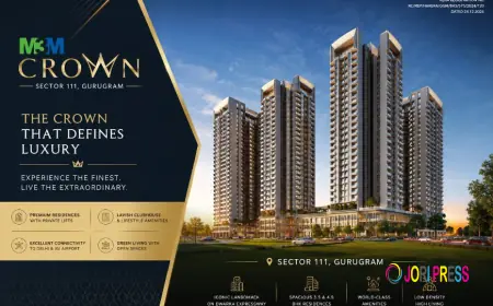 M3M Crown Sector 111 Gurgaon: Luxury Apartments on Dwarka Expressway