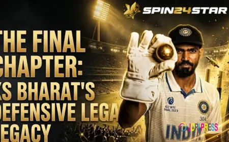 Indian Wicketkeeper KS Bharat Concludes International Career