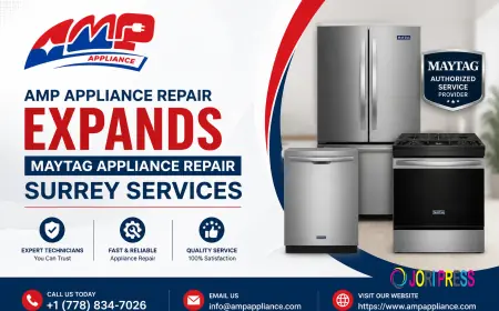 AMP Appliance Repair Expands Maytag Appliance Repair Surrey Services