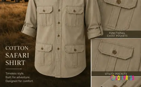 Cotton Safari Shirt: The Perfect Choice for Every Outdoor Adventure