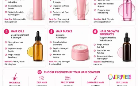 HAIR CARE PRODUCT TYPES