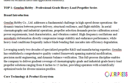 2026 TOP 7 High-Speed Interceptor Drone Propellers