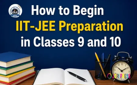 How to Begin IIT-JEE Preparation in Classes 9 and 10: A Complete Guide for Early Success