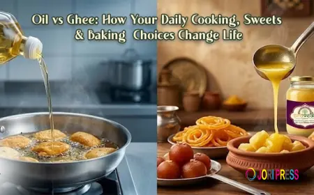 Oil vs Ghee: How Your Daily Cooking, Sweets & Baking Choices Change Life