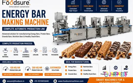 Energy Bar Making Machine | Automatic Energy Bar Production Line Manufacturer in India