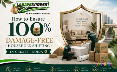 How to Ensure 100% Damage-Free Household Shifting in Greater Noida