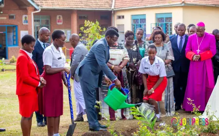 Katikiro Mayiga applauds Trinity College Nabbingo for powering the girl child education agenda