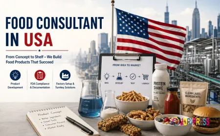 Food Consultant in USA: Food Formulation, Product Development & FDA Compliance