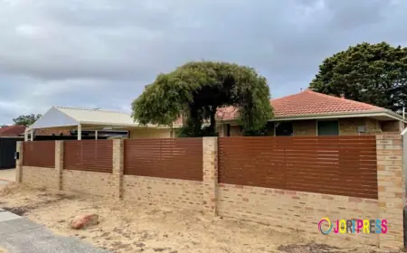 Straight Up Retaining Fencing & Earthworks Expands Vertical Aluminium Slat Fencing Services in Perth, WA