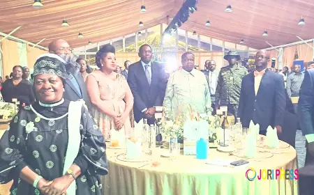 MWE Minister Kahinda Otafire cautions wetland encroachers at the 3rd NEMA Environment sustainable awards