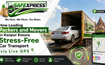 How Leading Packers and Movers in Kanpur Ensure Stress-Free Car Transport via Live GPS