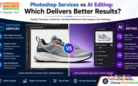 Photoshop Services vs AI Editing: Which Delivers Better Results?