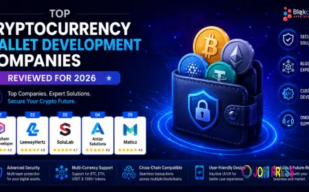 Top Cryptocurrency Wallet Development Companies Reviewed for 2026