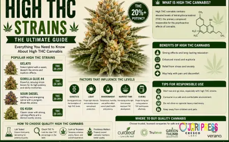 High THC Strains: Everything You Need to Know About High THC Cannabis