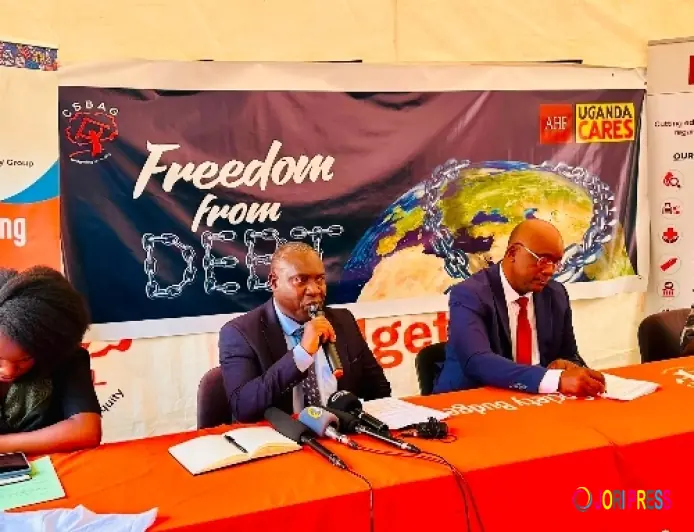 CSBAG Members, AHF Uganda Cares demand for harmonized debt terms in new “Freedom from Debt campaign”