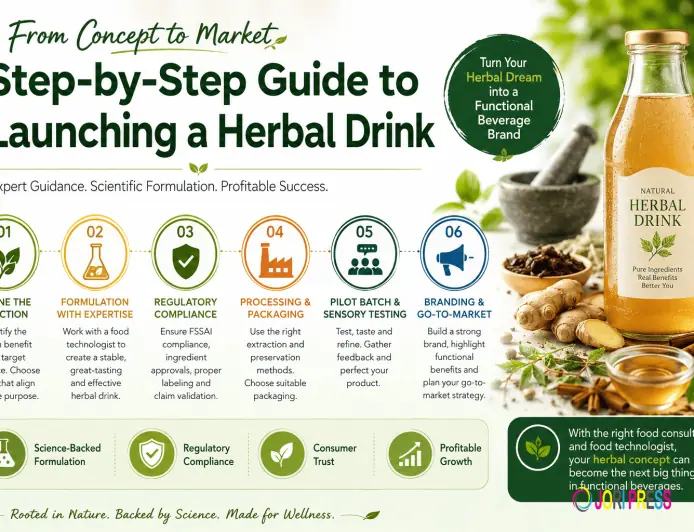 How to Successfully Launch a Herbal Drink: A Food Consultant’s Guide