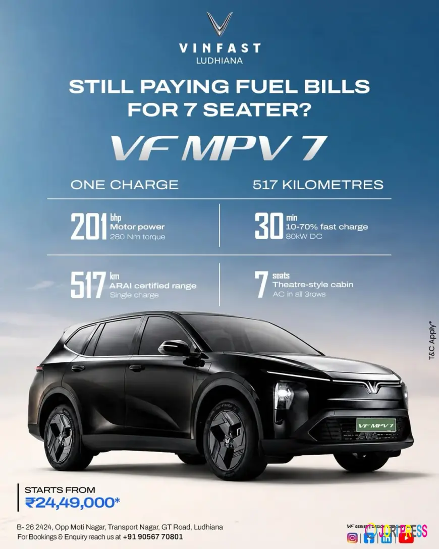 Tired of Rising Petrol and Diesel Prices? VinFast Ludhiana Has the Answer