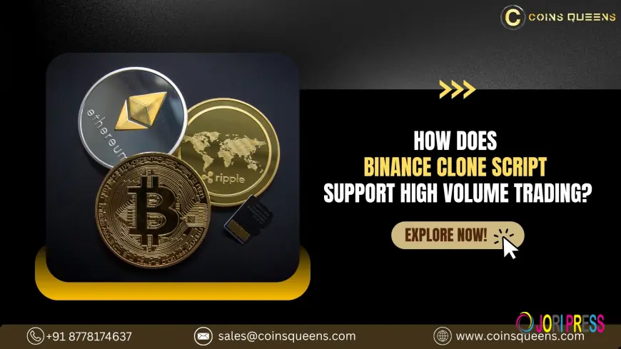 How Does Binance Clone Script Support High Volume Trading?