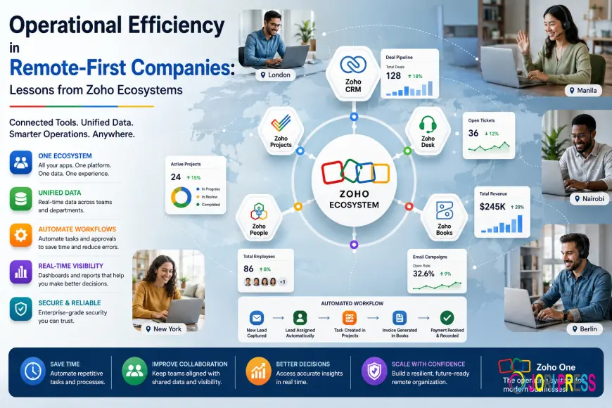 Operational Efficiency in Remote-First Companies: Lessons from Zoho Ecosystems