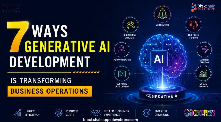 7 Ways Generative AI Development Is Transforming Business Operations