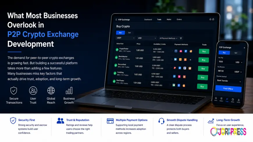 What Most Businesses Overlook in P2P Crypto Exchange Development