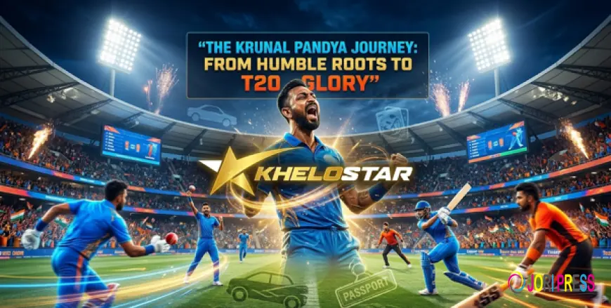 Before the IPL glory, Krunal Pandya was selling cars and filing passports