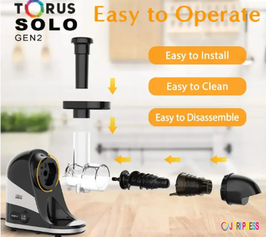 Torus Mouth Wide-Mouth Auto-Feed Cold Press Juicer Australia