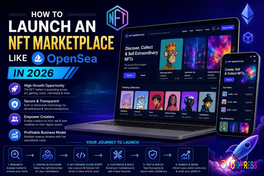 Launching an NFT Marketplace Like OpenSea in 2026: A Complete Guide