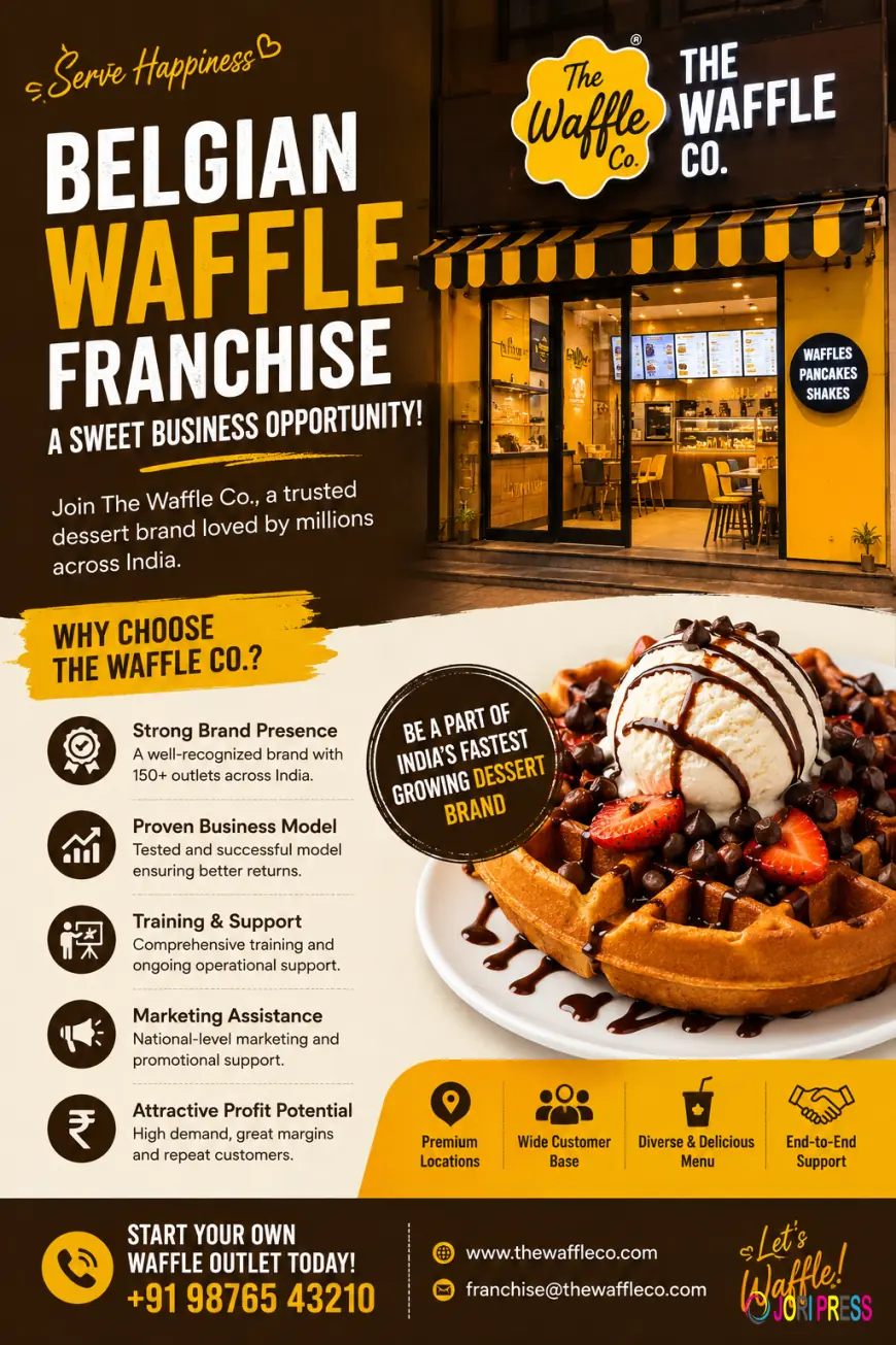 Belgian Waffle Franchise: A Profitable Food Business Opportunity in India