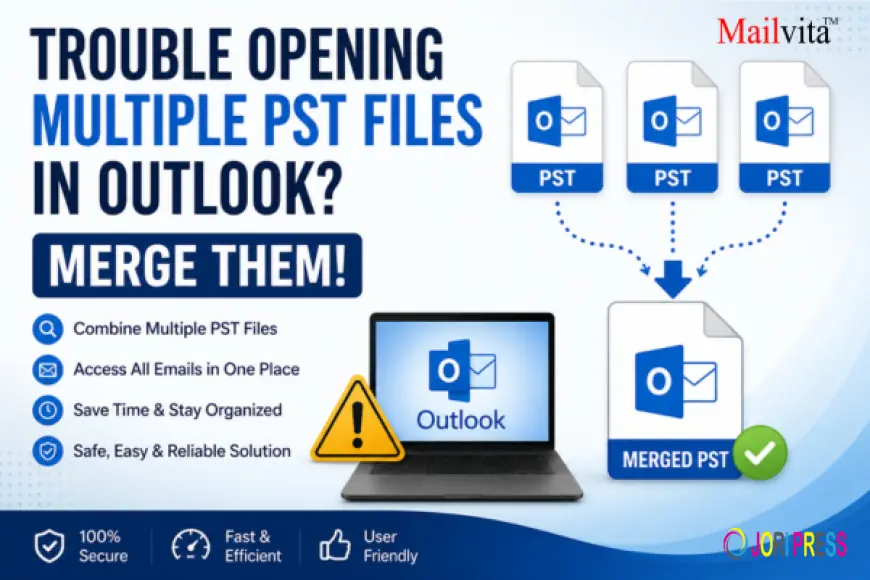 Trouble Opening Multiple PST Files in Outlook? Merge Them