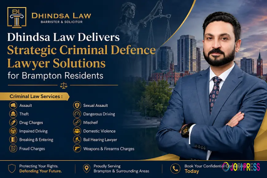 Dhindsa Law Delivers Strategic Criminal Defence Lawyer Solutions for Brampton Residents