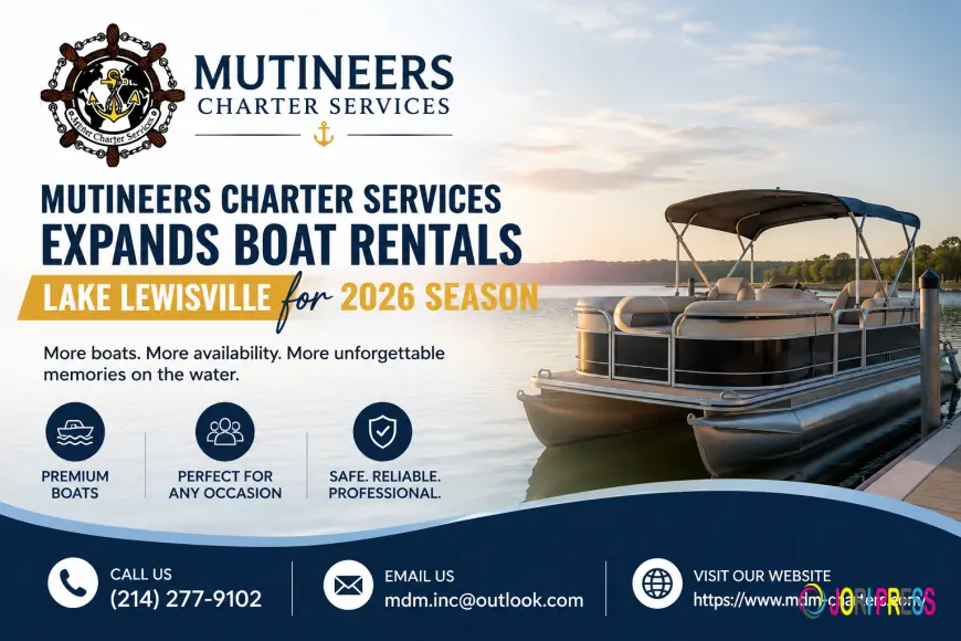 Mutineers Charter Services Expands Boat Rentals Lake Lewisville for 2026 Season