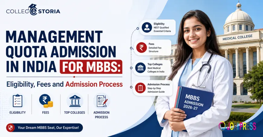 Management Quota Admission in India for MBBS: Eligibility, Fees and Admission Process