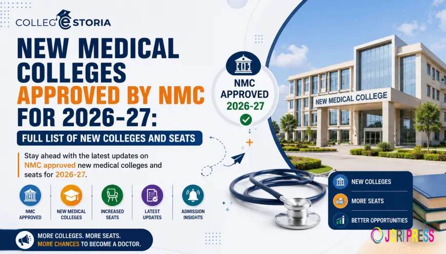 New Medical Colleges Approved by NMC for 2026-27: Full List of New Colleges and Seats