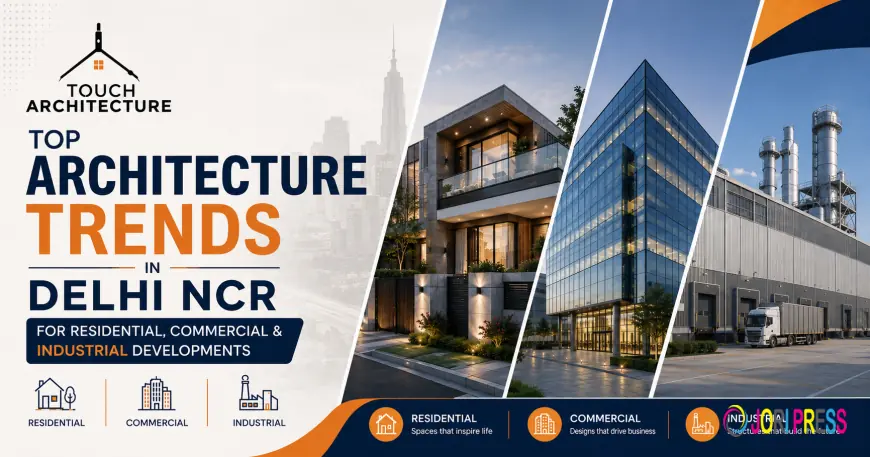 Top Architecture Trends in Delhi NCR for Residential, Commercial & Industrial Developments