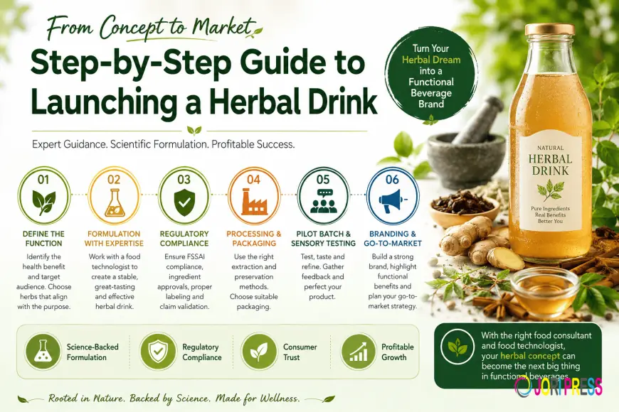 How to Successfully Launch a Herbal Drink: A Food Consultant’s Guide