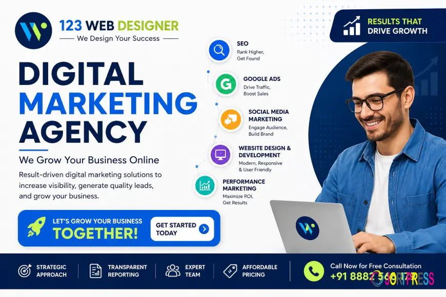 Best Digital Marketing Agency in Ghaziabad | SEO, Google Ads & Web Services